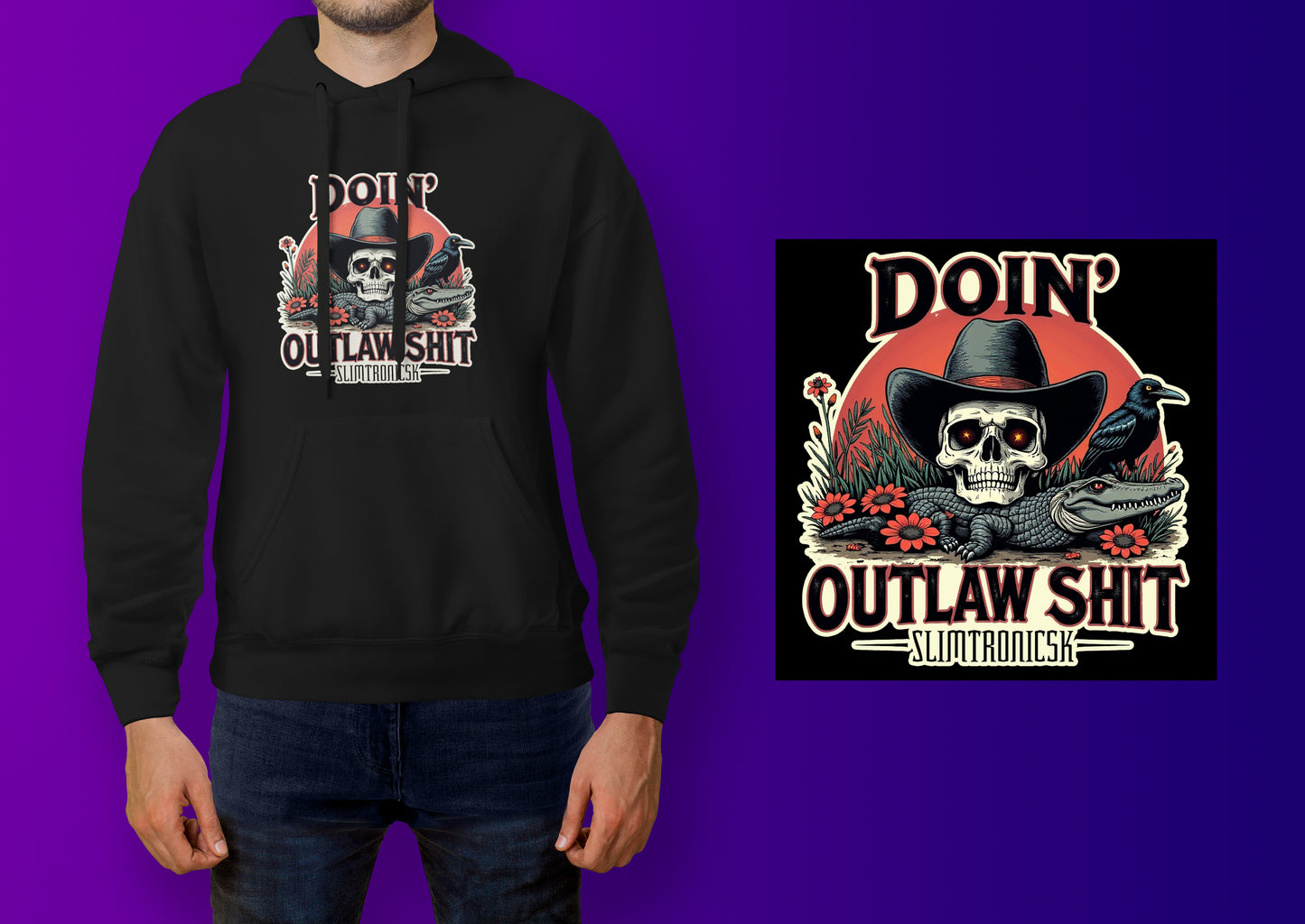 Hoodie - Outlaw Shit