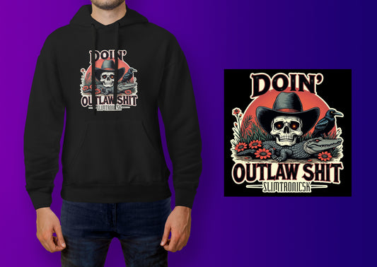 Hoodie - Outlaw Shit
